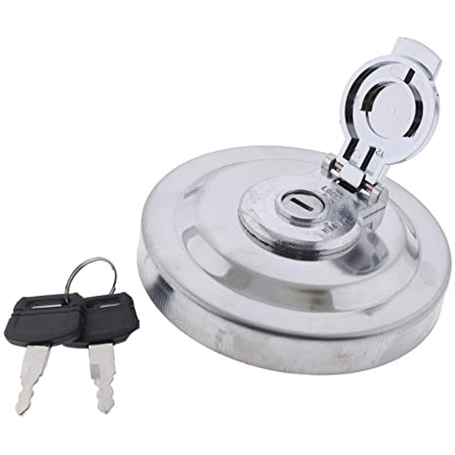 Solid Spare Fuel Tank Cap 4361638 W/2 key H800 for John Deere 75G 85G 135G 130G 110 120 130G