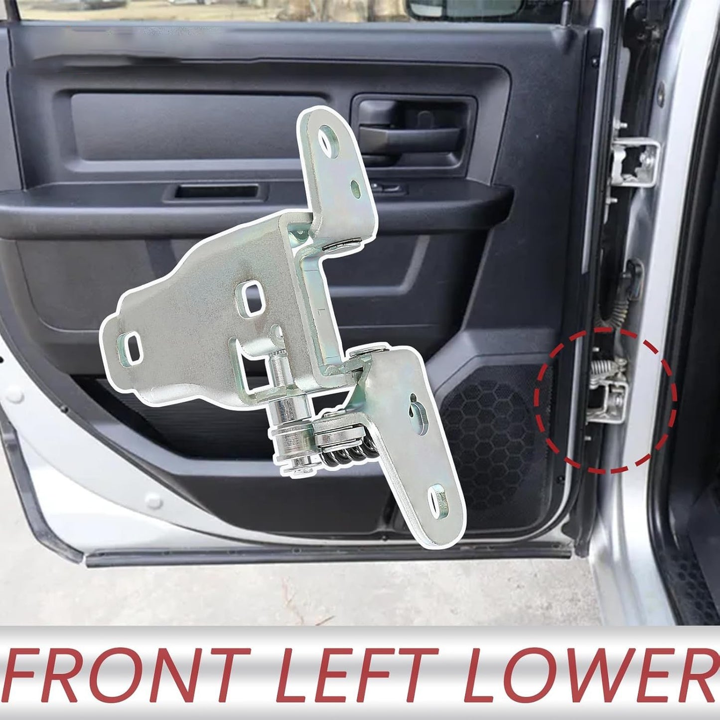 For Ram 1500 2500 3500 Door Hinges Front Driver Left Side Lower 68058519AC #