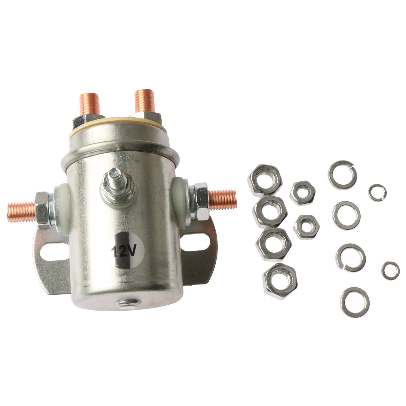 Solid Spare Switch Relay Solenoid 12V 5-Terminal for Warn Winch Prestolite John Deere 35906