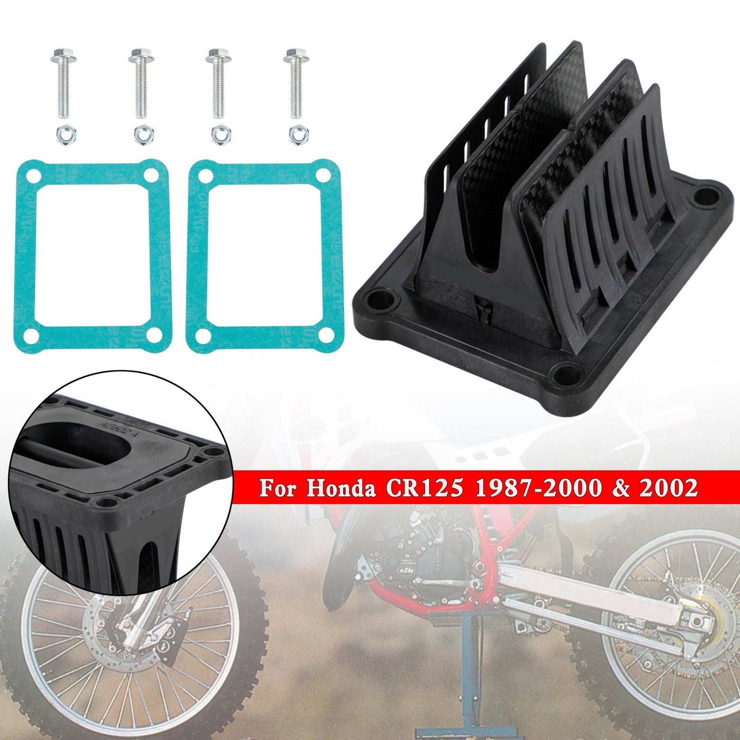 V4R01D Reed Valve System Fits For Honda CR 125  1987-2002