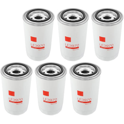 6X LF3970 Oil Lube Filter For Fleetguard Cummins ISB QSB 5.9L 6.7L Diesel Engine