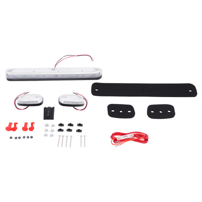 Solid Spare 3Pcs White LED Cab Roof Marker Top lights For Chevrolet Silverado 2500 3500