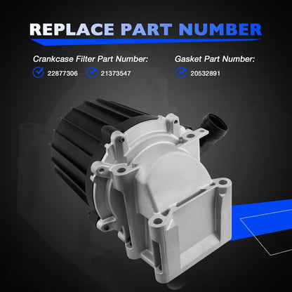 21373547 Crankcase Ventilation Filter Separator & Gasket 20532891 For Volvo D13