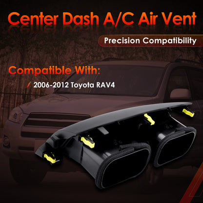 Center Dash A/C Air Vent Trim Panel Cover For 2006-12 Toyota RAV4 55670-42060-B0