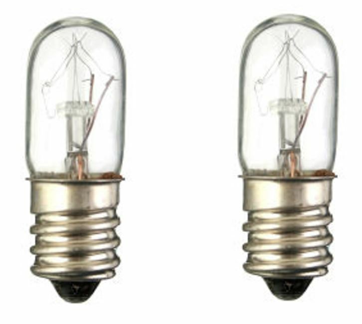 Solid Spare 2 Pack Lava Lamp 15 Watt Replacement Bulbs for 10"/8oz Lamp and 11.5"/12oz Lamp