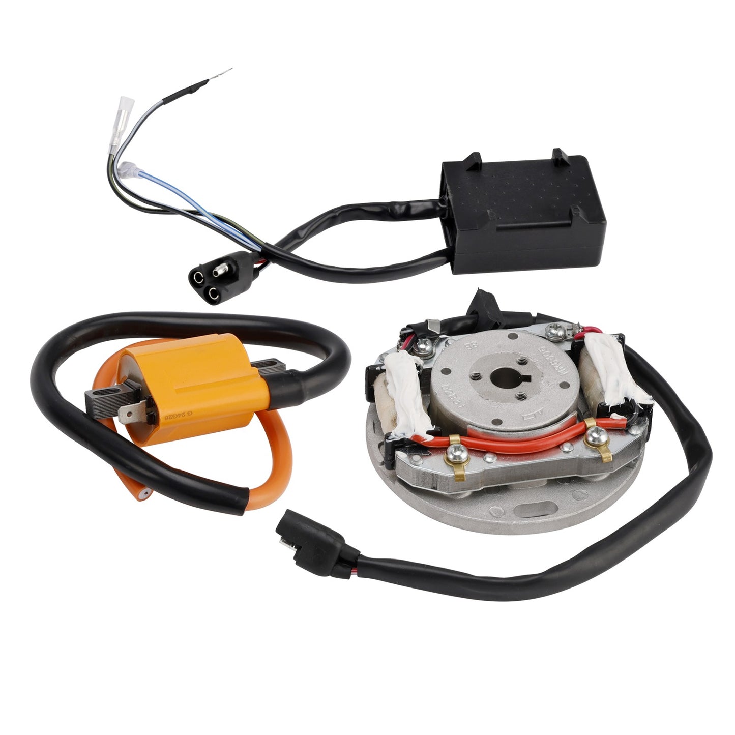 Ignition Coil Flywheel Rotor Stator CDI Kit For Kawasaki KX125 KX250 1974-1986