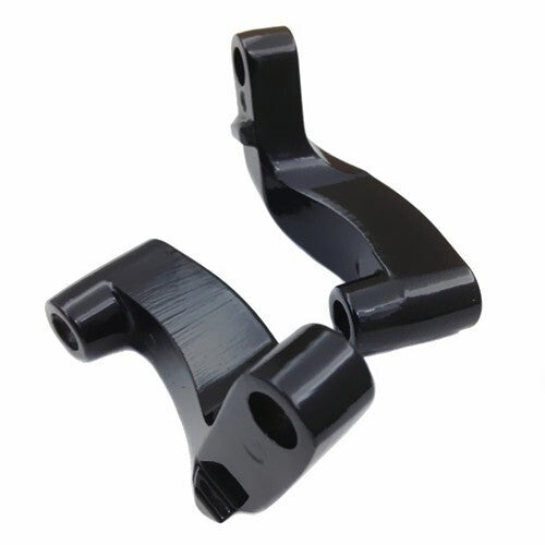 Black Mirror Relocation Extension Adapter Kit For Harley Davidson Motorcycles
