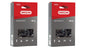Solid Spare (2) Oregon 90PX050G Low Profile 3/8" Pitch 0.043" Gauge 50 Drive Link Saw Chain