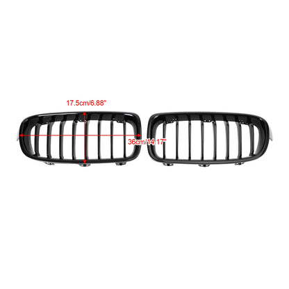 Gloss Black Front Kidney Grill Grille Fit BMW 3 Series F30 F31 F35 2012-2019