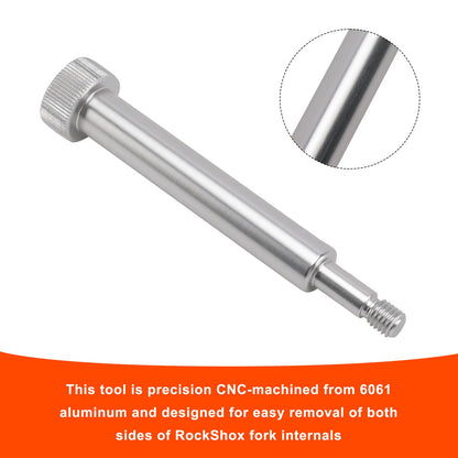 Fork Lower Leg Tool – Threaded Punch for Removing Spring/Damper Side (Rockshox)