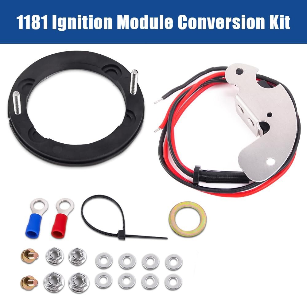 Electronic Ignition Conversion Kit Fits for Delco 8 Cylinder 1181 Ignitor Kit