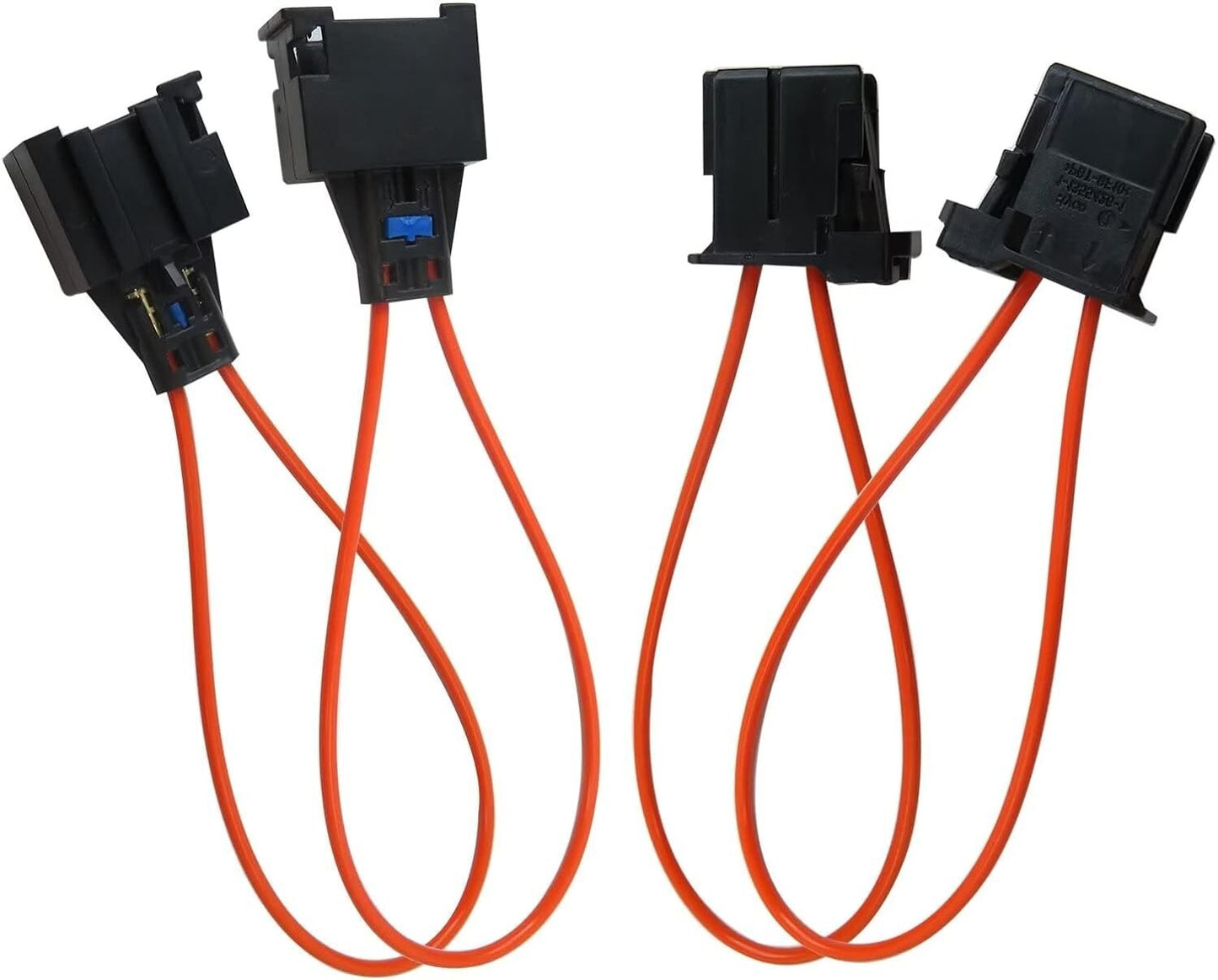 2X For BMW MERCEDES MOST Diagnostic Kit Fiber Optic Loop Bypass Male Female Plug