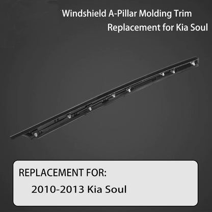861702K500 Windshield A-Pillar Trim Molding Set Fit 2010-13 Kia Soul Window Trim