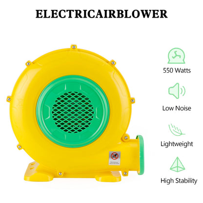 550W Inflatable Bounce House Water slide Air Pump Blower Fan Inflatable castle