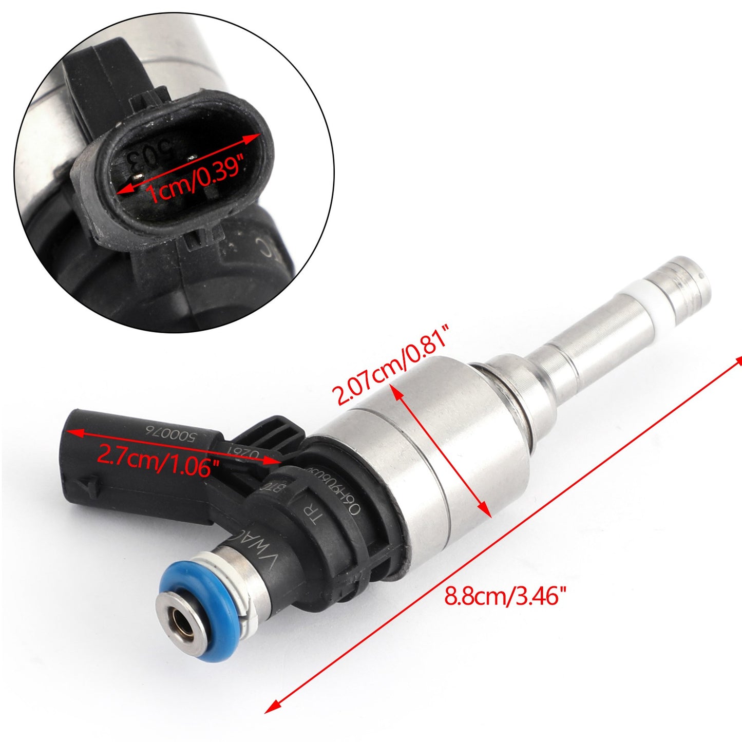 ??4pcs Fuel Injectors For Audi A4 A3 A5 TT VW T5 Eos CC 2.0L Turbo 0261500076