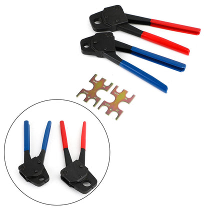 2 Pex Crimper 1/2" And 3/4" Plumbing Crimping Gonogo Angle Gauge Tools Combo