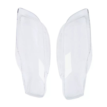 2PCS Front Headlight Glass Clear Cover For Audi A4 B7 8E 2005-2008