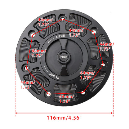 CNC Aluminum Keyless Fuel Tank Filler Cap For Duk 790 890 2018 2019 2020