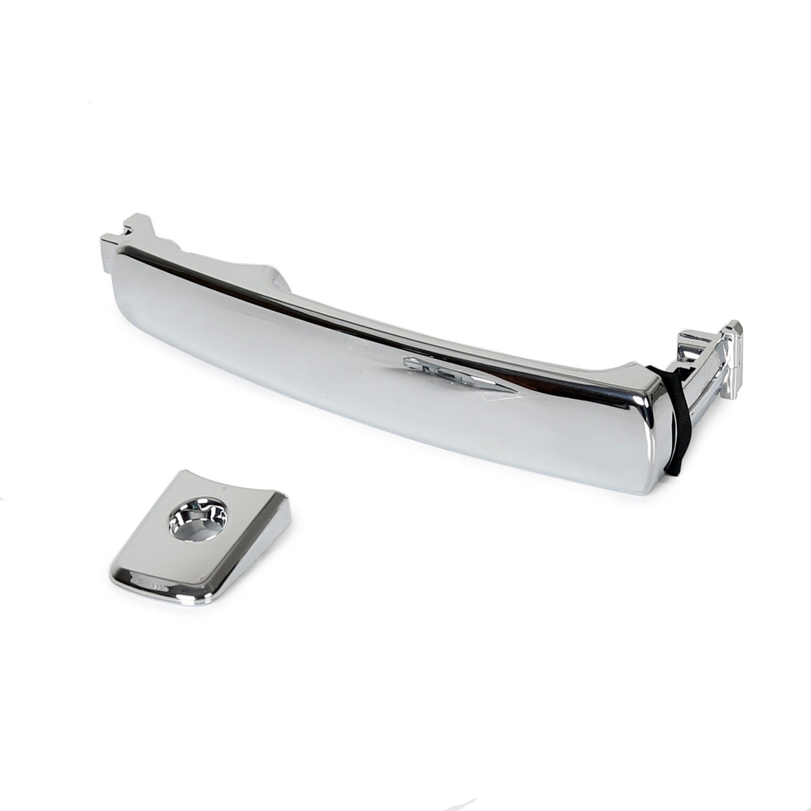 Solid Spare Door Handle Front Driver Side Outside Exterior Chrome For Nissan Rogue 2011-2015