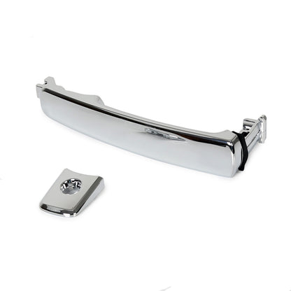 Solid Spare Door Handle Front Driver Side Outside Exterior Chrome For Nissan Rogue 2011-2015