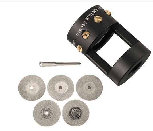 Solid Spare Tungsten Grinder Sharpener Multi-Angle Offsets Head Tool Set For TIG Welding