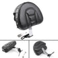 Driver Seat Rider Backrest Pad For 07-17 Fatboy FLSTF Heritage Softail CH