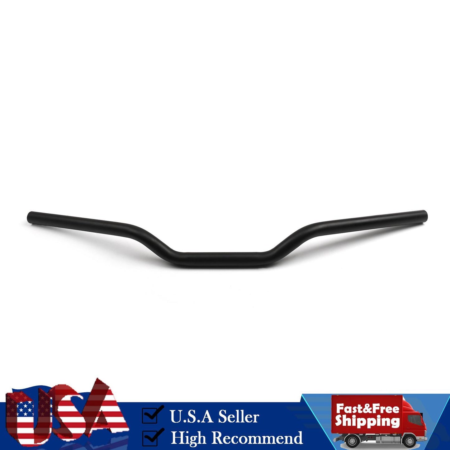 Universal 7/8" 22Mm Motorcycle Drag Bars Handlebar Black For Kawasaki Ninja Zx