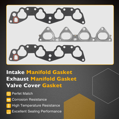 HS9123PT MLS Cylinder Head Gasket Set For 88-95 Honda Civic CRX 1.5L 1.6L CS9123