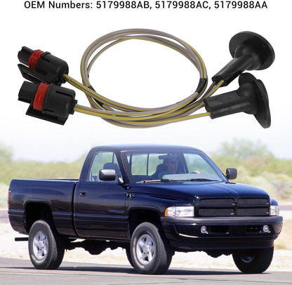 Fit 1994-2001 Dodge RAM 1500 2500 3500 LED License Plate Light Lens Lamp w/ wire