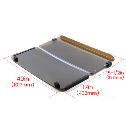 Solid Spare For 1985-1995 Yamaha G2 G9 Tinted Fold Down Golf Cart Windshield Windscreen