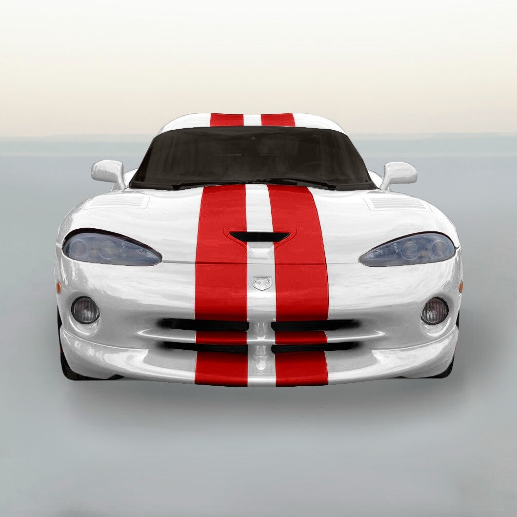 8" VINYL RALLY STRIPES RACING STRIPE + BONUS KIT SRT 10 GTS For DODGE VIPER