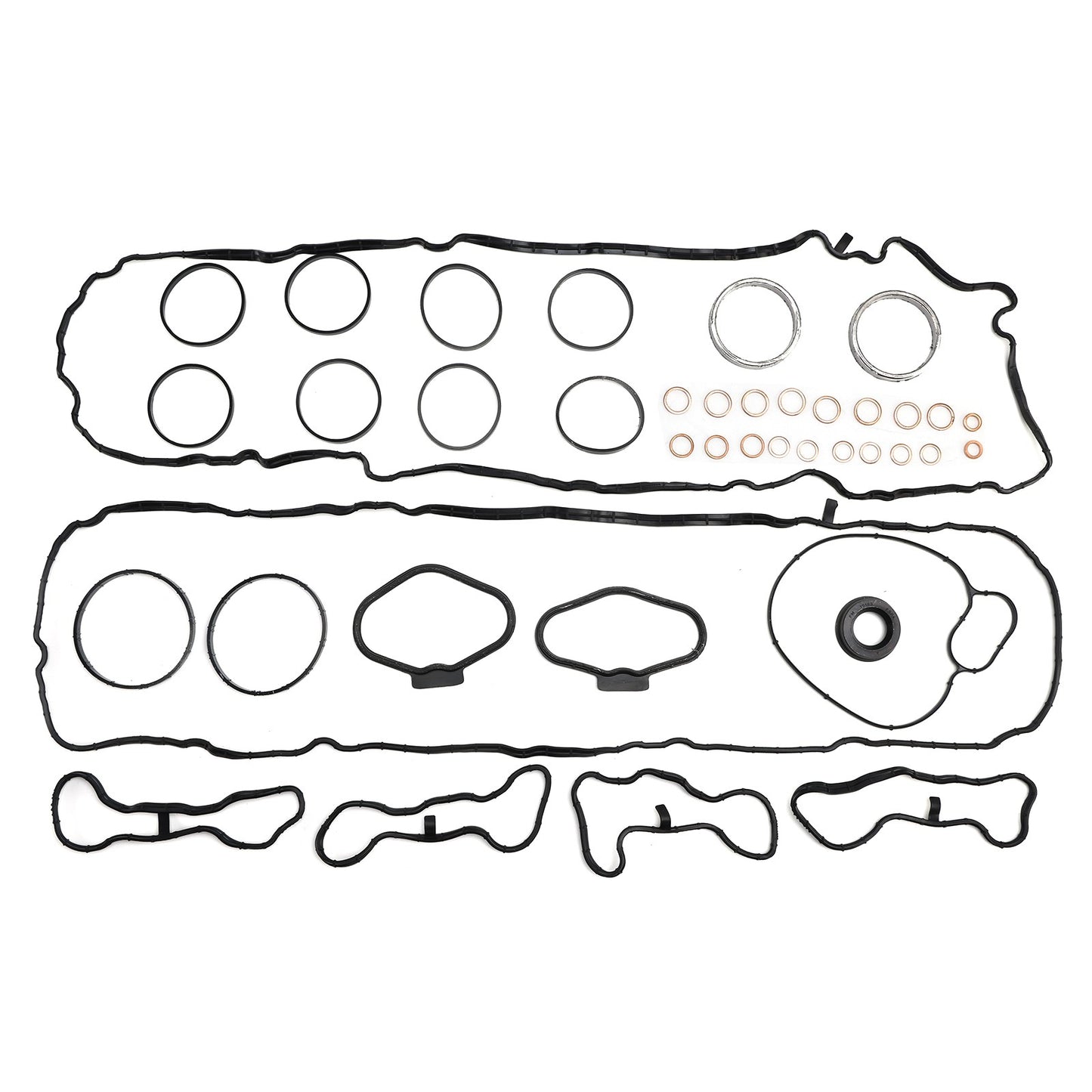 Engine Overhaul Rebuild Seals Gaskets Kit for BMW X5 X6 M F85 F86 4.4T V8 S63R
