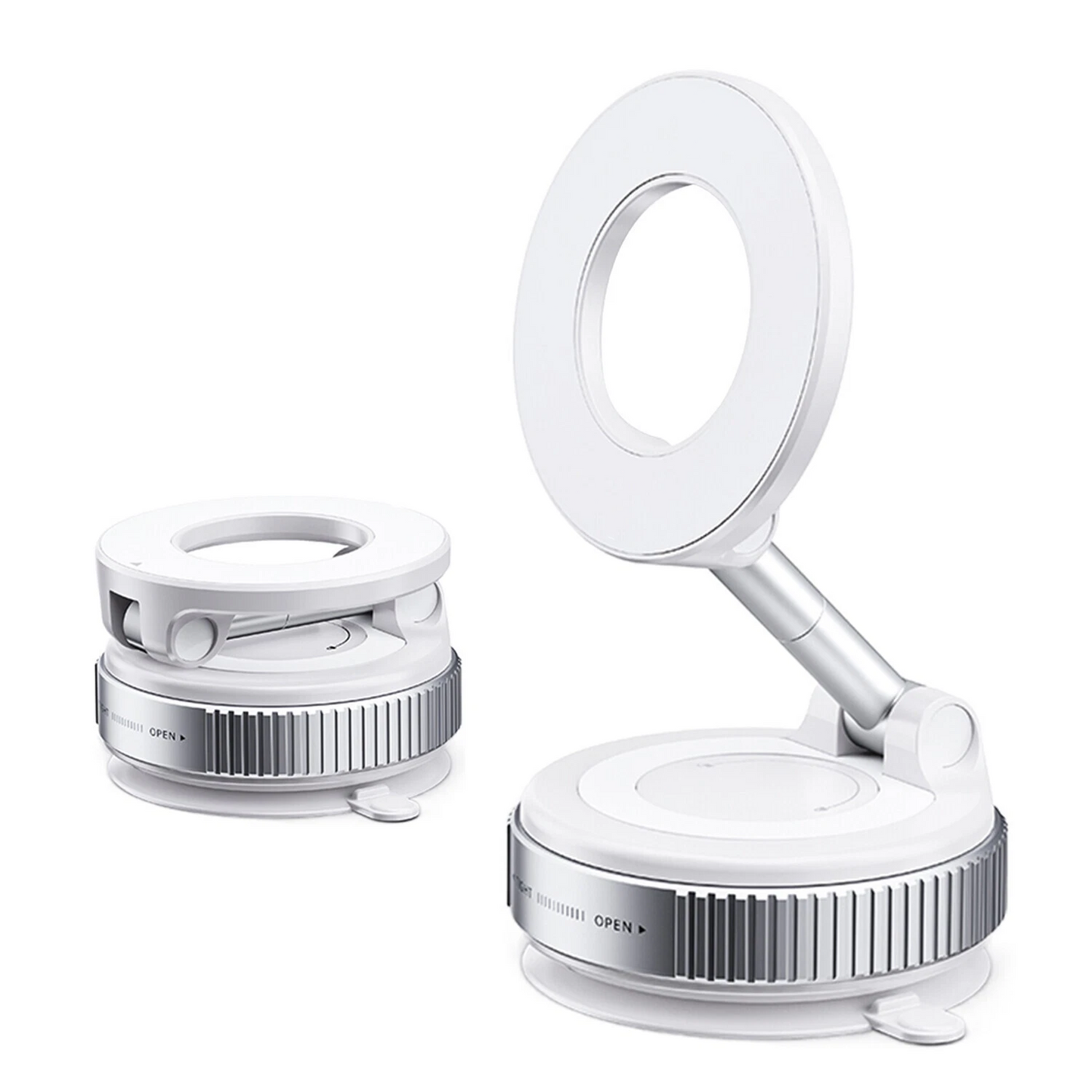 360?? Adjustable Magnetic Vacuum Suction Cup Car Phone Holder Mount for MagSafe