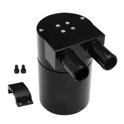 Billet Aluminum Oil Catch Can Tank Bottle Baffled For BMW N54 335i 535i Black