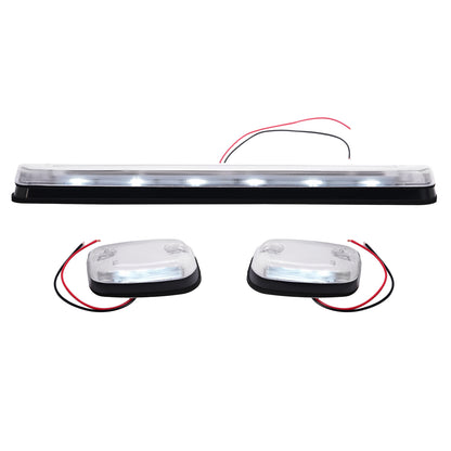 Solid Spare 3Pcs White LED Cab Roof Marker Top lights For Chevrolet Silverado 2500 3500