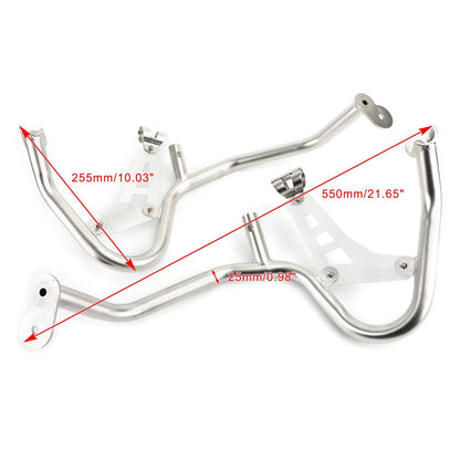 SILVER TANK CRASH BARS ENGINE PROTECTOR Fit for 2018-2021 BMW R1250GSA 2020 2019