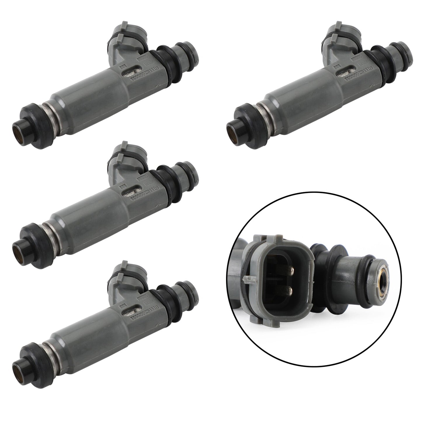 4PCS Fuel Injectors 195500-3110 fit Mazda Protege 1.5L 1997-1998 1.6L 1999-03