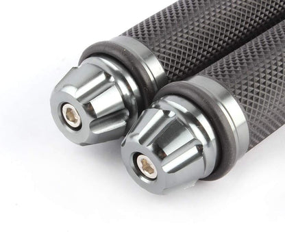 Titanium 7/8" 1" Handlebar Hand Grip Rubber Gel For Honda Suzuki Kawasaki Yamaha