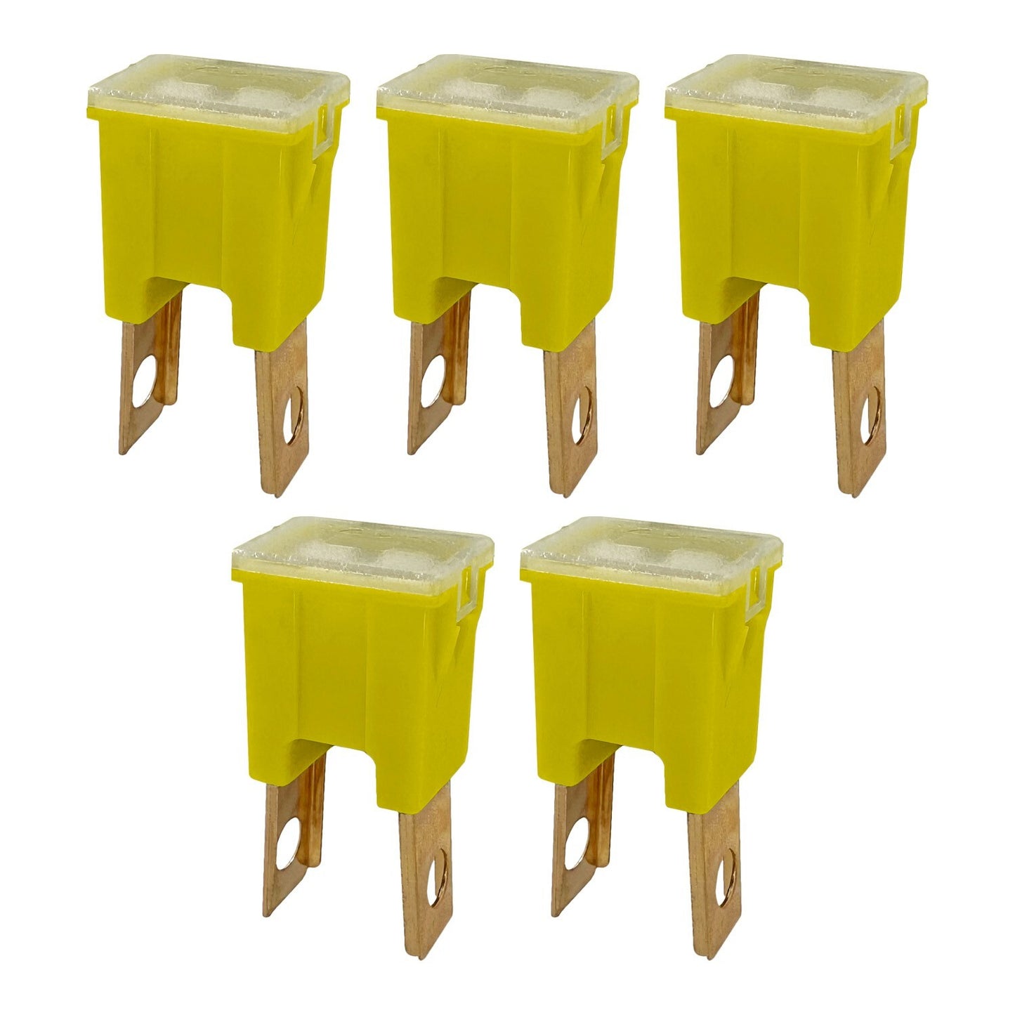 60A Straight Male Fuse Cartridge FLM PAL Auto Link for Car Truck RV SUV - 5 pk