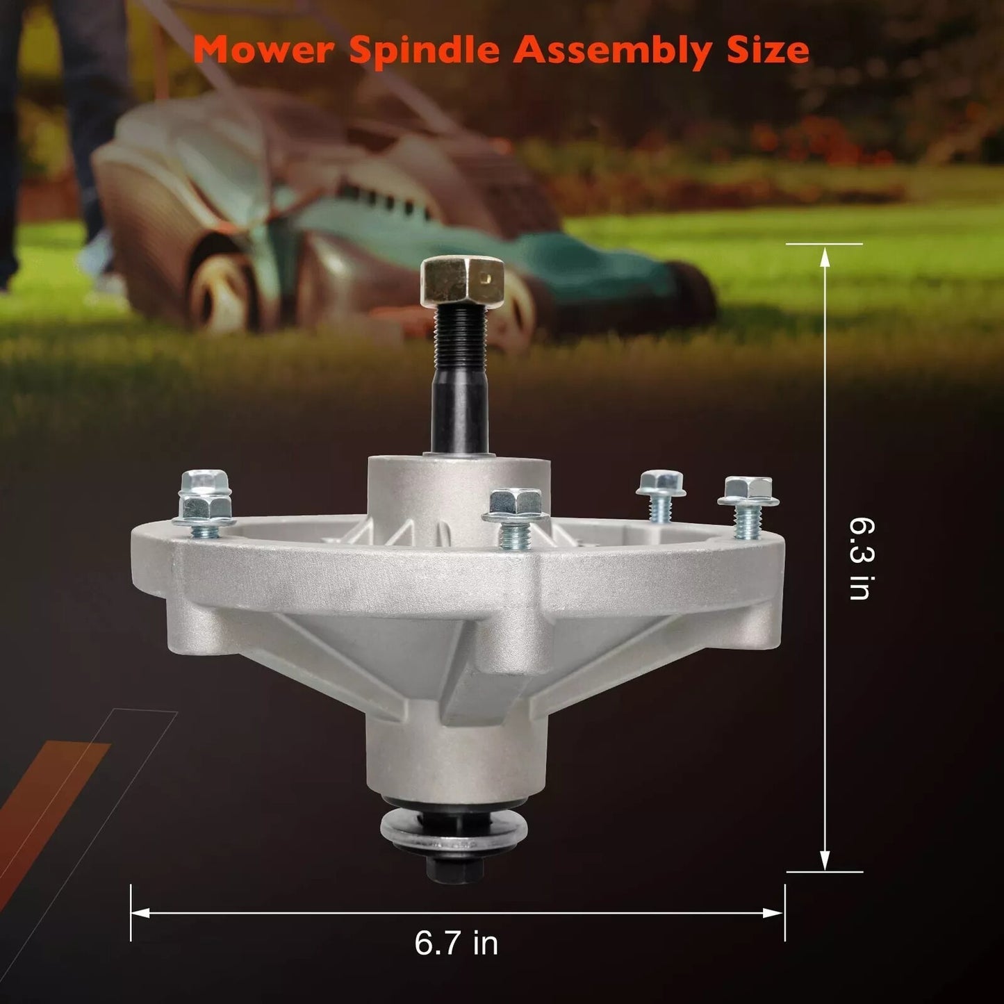 3X Spindle For Exmark 48" 52" Decks 116-3497 116-5138 116-5712 109-6394 109-8744