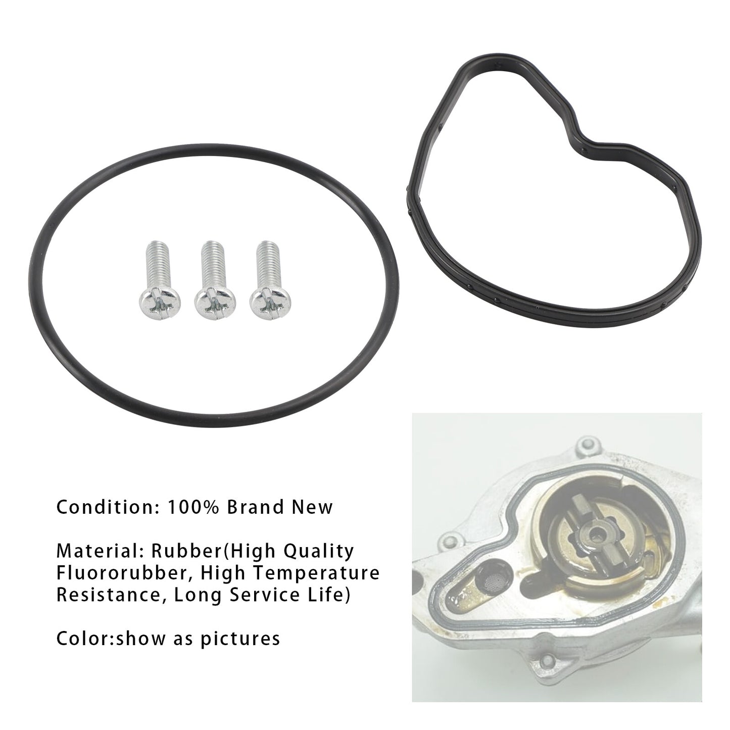Vacuum Pump O-Ring Seal Kit 55561100 For Saab 9-3 For Buick Regal