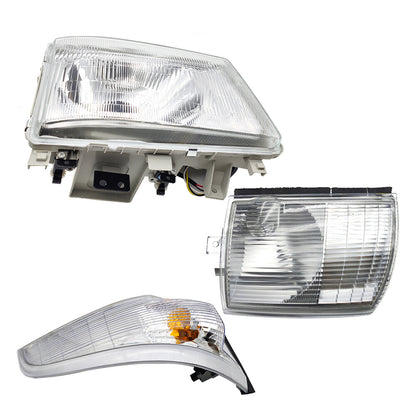 For Mitsubishi FUSO FE140 FE145 FE180 RH Headlight w/ Corner Lamp & Marker Light