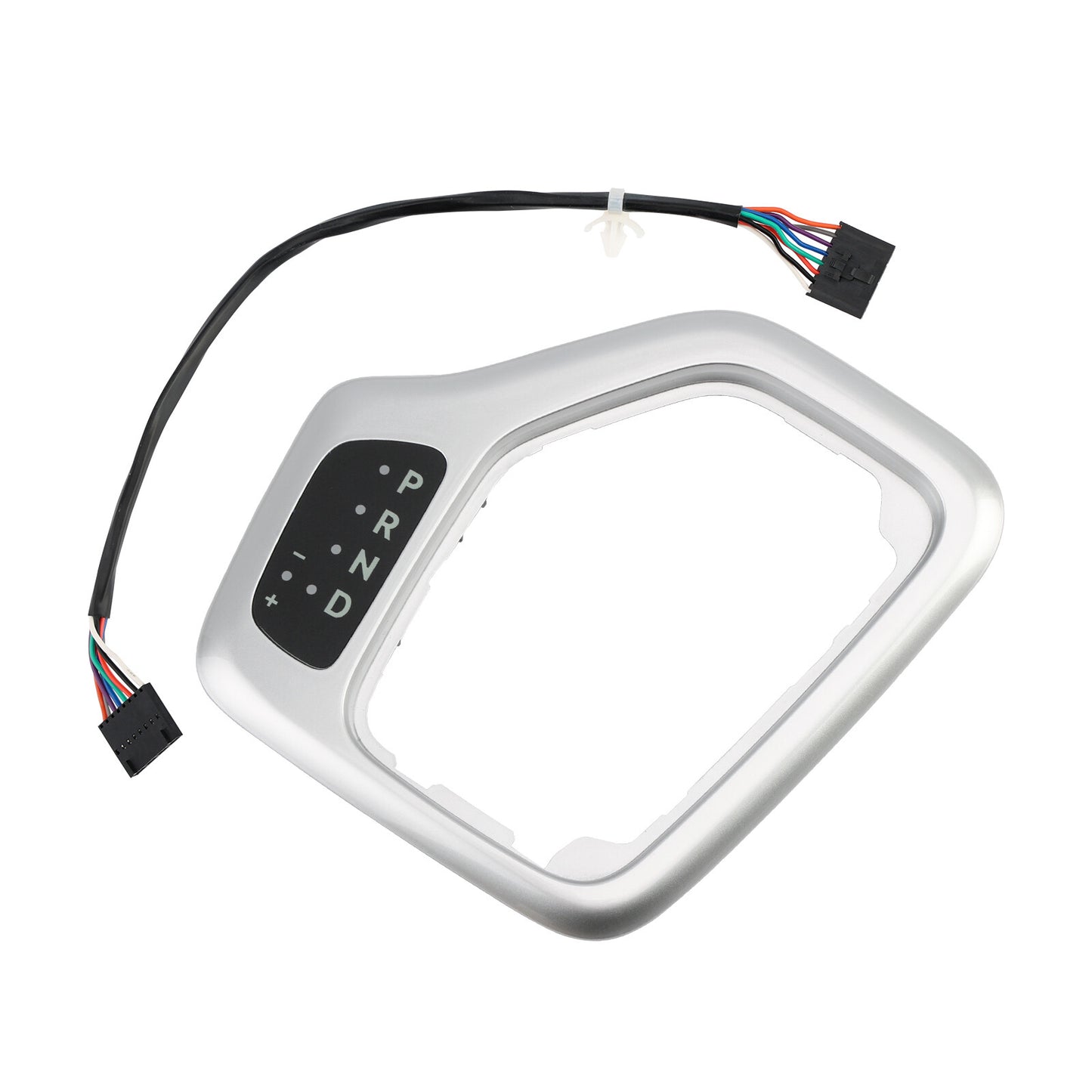 Silver Transmission Gear Shifter Bezel w/ Harness For 2014-2018 Jeep Cherokee KL