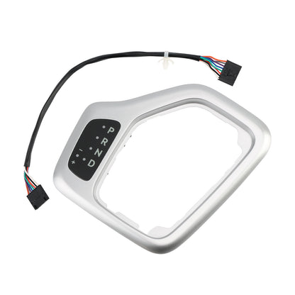 Silver Transmission Gear Shifter Bezel w/ Harness For 2014-2018 Jeep Cherokee KL