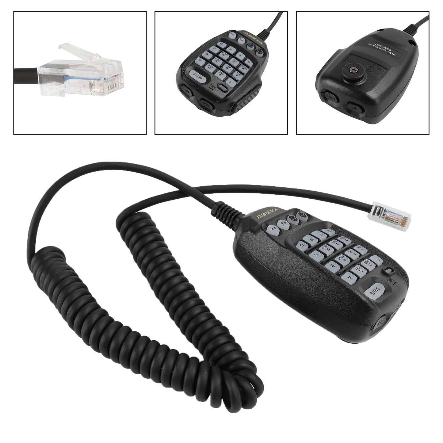 Car Microphone for YAESU SSM-85D walkie-talkie Radio Megaphone Handle Microphone