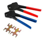 2 Pex Crimper 1/2" And 3/4" Plumbing Crimping Gonogo Angle Gauge Tools Combo