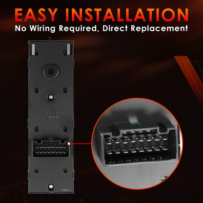 93571-2S000 Master Power Window Control Switch Kit For 2010-2015 Hyundai Tucson