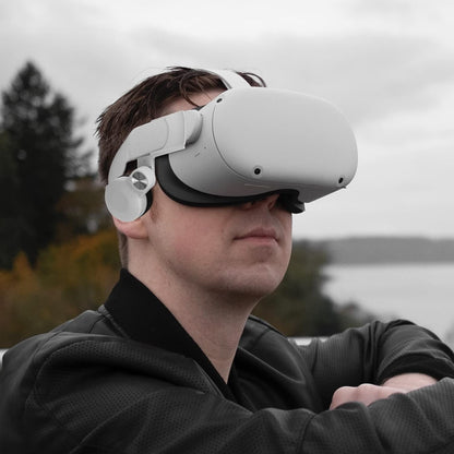 VR Ear Muffs for Meta/Oculus Quest 2 Head Strap Accessories Enhance Sound Effect