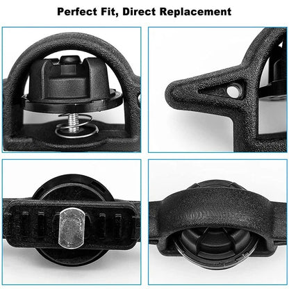 4PCS Cargo Truck Bed Tie Down Cleats For 2005-2020 Toyota Tacoma Black