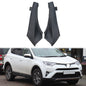 2Pcs Black Front Wiper Side Cowl Extension Cover Trim For 2013-2019 Toyota RAV4